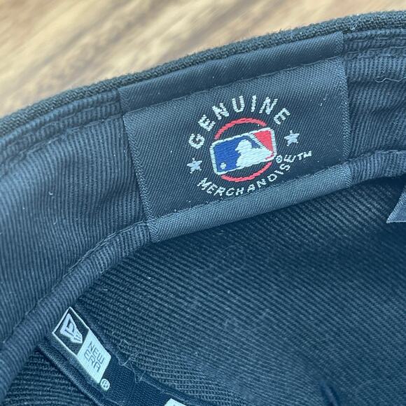 Washington Nationals MLB NE Fitted 7 1/4 Hat Black/White Sports Baseball - Picture 9 of 9